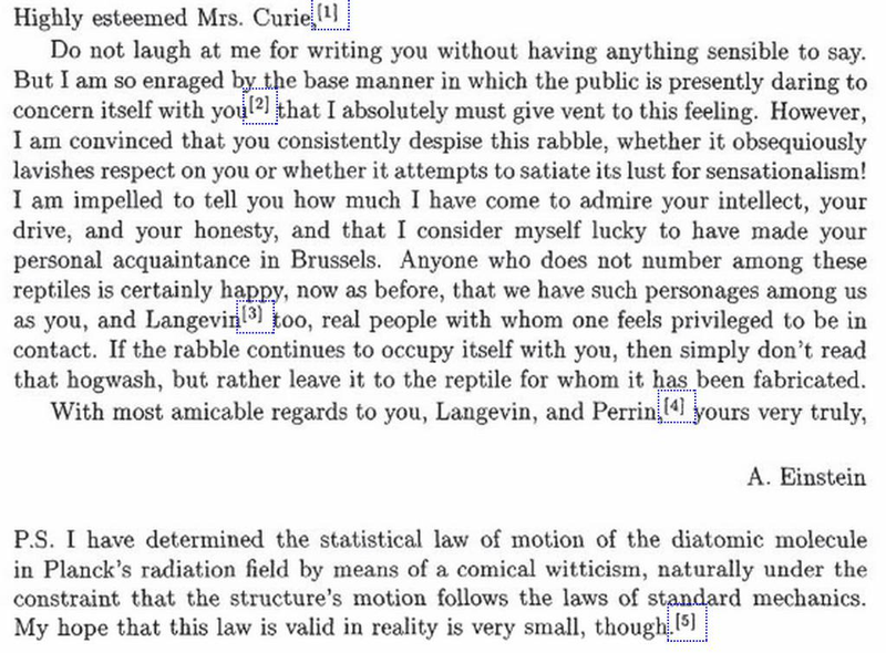 Illustration for article titled In 1911, Albert Einstein Told Marie Curie To Ignore The Trolls